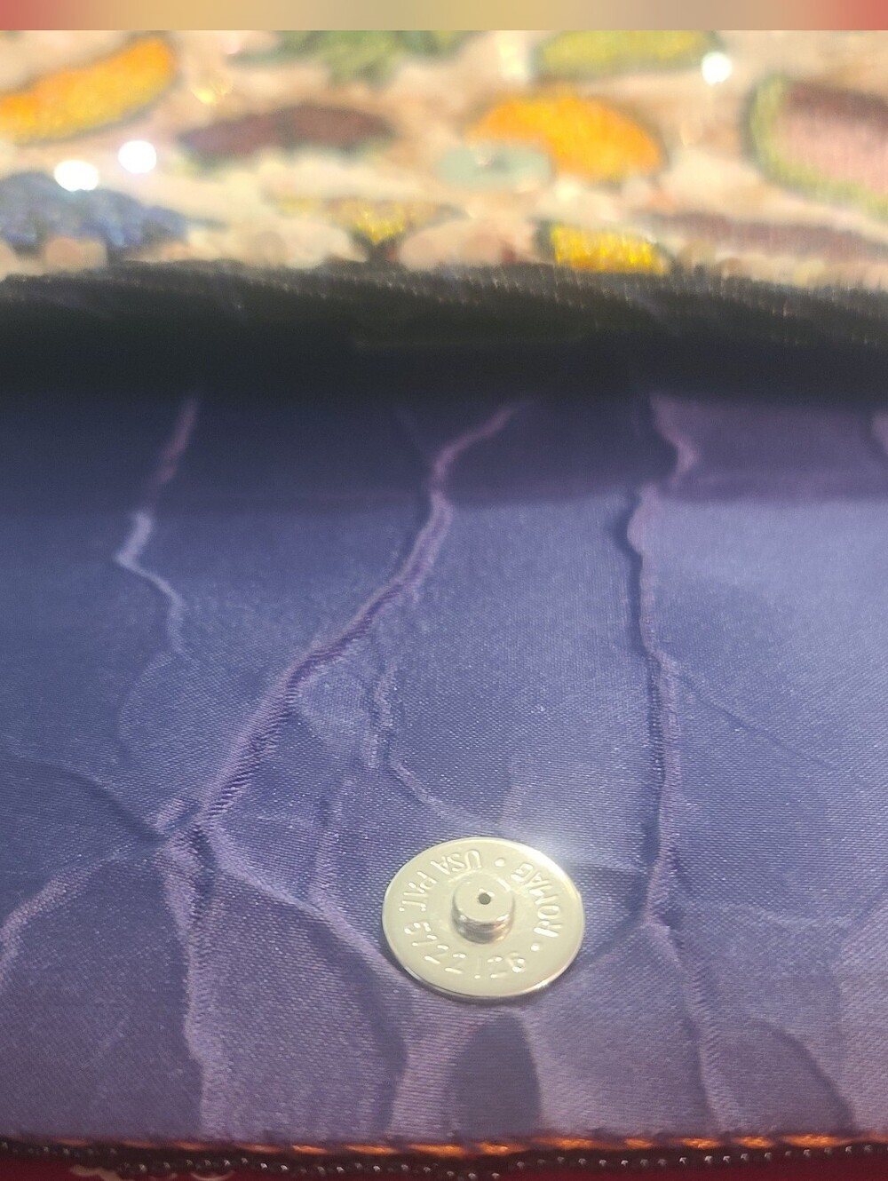 Vintage Inge Christopher Beaded Fruit Clutch/Shoulder Bag Sex and the City - Picture 8 of 11